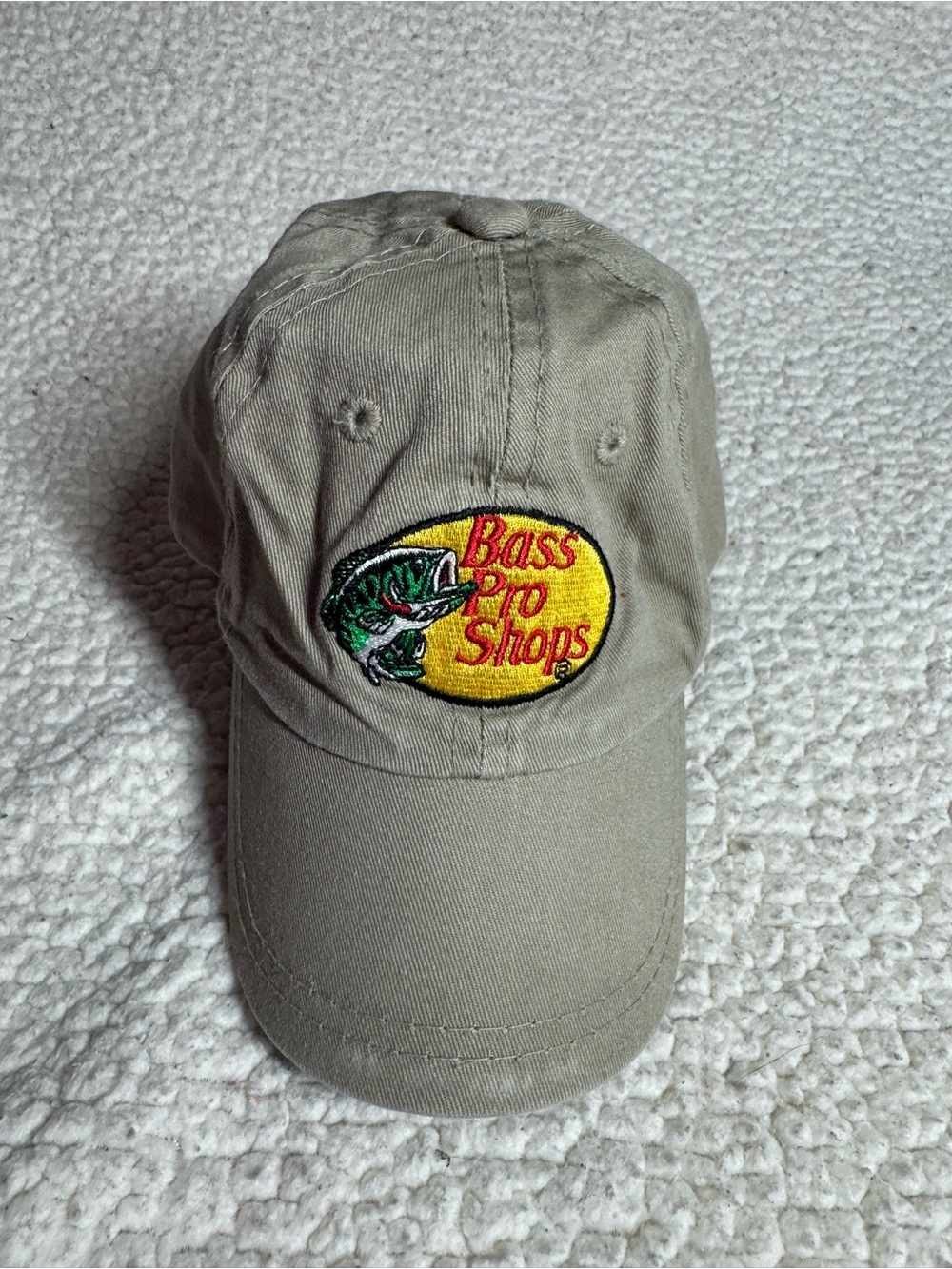 Bass Pro Shops Tan Embroidered Logo Baseball Cap